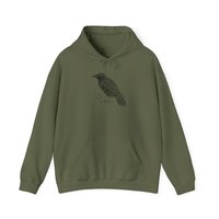 Raven Crow Hooded Sweatshirt