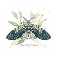 Magic Moth Sticker