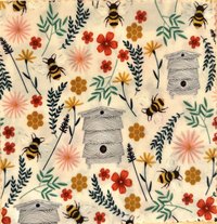 BEESWAX WRAPS 4-pack Bees&Flowers