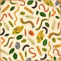 Insects & Leaves Paperless Towels || Unpaper Towels || Eco Alternative Zero Waste Kitchen
