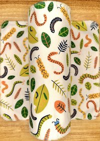 Insects & Leaves Paperless Towels || Unpaper Towels || Eco Alternative Zero Waste Kitchen