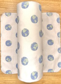 Earth Paperless Towels || Unpaper Towels || Eco Sustainable Zero Waste Kitchen 12x12 Sheets