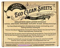 ECO Laundry Sheets || Plastic-Free Natural Laundry Soap