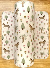 Horses & Trees Paperless Towels || Horse Unpaper Towels || 12x12 Sheets || Eco Gift || Horse Lover Gift