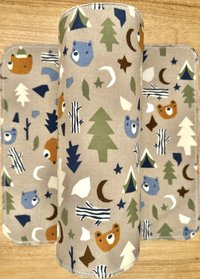 Bears & Wilderness Paperless Towels || Unpaper Towels || Zero Waste Camping 12x12 Sheets