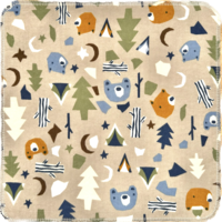 Bears & Wilderness Paperless Towels || Unpaper Towels || Zero Waste Camping 12x12 Sheets