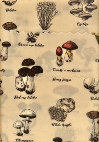 BEESWAX WRAPS 3-pack Mushroom-Lover