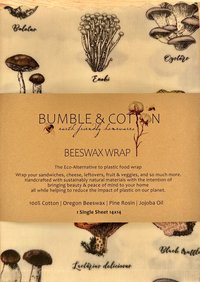 BEESWAX WRAP Single XL  Mushroom-Lover