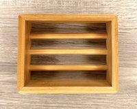 Bamboo Dish-Soap Tray for Solid Dish Soap