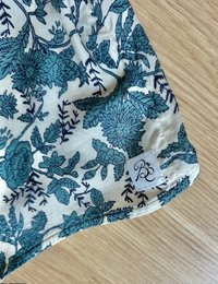 Blue&White Botanical Top мє∂ιυм
