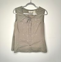 Green&Flowers Cotton Top ℓαяgє