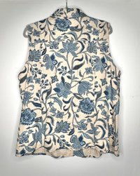 Linen&Botanical Sleeveless Jacket χℓαяgє