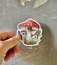 Amanita Mushroom Sticker