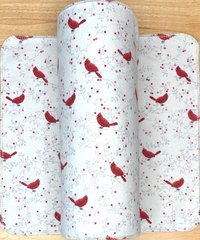 Cardinal Birds Paperless Towels || Unpaper Towels || Eco Sustainable Zero Waste Kitchen 12x12 Sheets