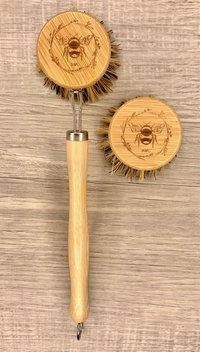 Bamboo-Bee Kitchen Pot&Pan Scrub Brush