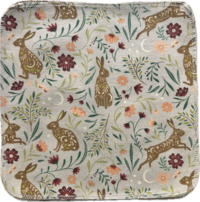 Celestial Rabbits Paperless Towels  || Eco-Friendly Gift || Unpaper Towels 12x12 Sheets