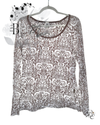 Eggplant&Damask Tee ℓαяgє