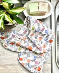 Potted Herbs Chef Towel || Herb Lover Kitchen Towel || Flour Sack Towels