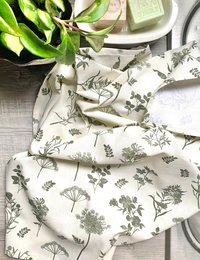 Botanicals & Herbs Chef Towel || Nature Inspired Kitchen Towel