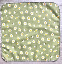 Daisies Paperless Towels || Unpaper Towels || Eco Kitchen Gift Botanical || Cloth Napkins 12x12 Sheets