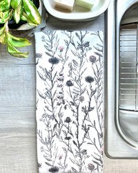 Wild Botanicals Paperless Towels || Unpaper Towels || Eco Sustainable Zero Waste Kitchen 12x12 Sheets