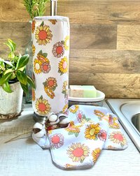 Sunflower-Power Paperless Towels || Unpaper Towels || Zero-Waste Kitchen