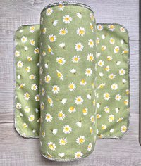 Daisies Paperless Towels || Unpaper Towels || Eco Kitchen Gift Botanical || Cloth Napkins 12x12 Sheets