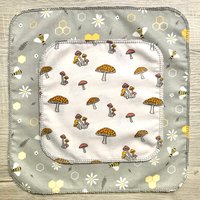 Funny Mushrooms Paperless Towels || Unpaper Towels || Eco Sustainable Zero Waste Kitchen || Mushroom Cloth Napkins 12x12 Sheets