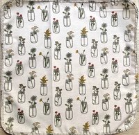 Mason Jar Flowers Paperless Towels || Unpaper Towels || Eco Kitchen Gift Botanical || 12x12 Sheets