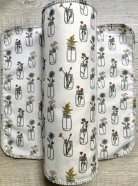 Mason Jar Flowers Paperless Towels || Unpaper Towels || Eco Kitchen Gift Botanical || 12x12 Sheets