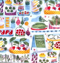 Farmers Market Paperless Towels || Unpaper Towels || Eco Sustainable 12x12 Sheets