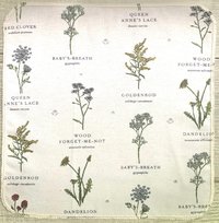 Botanical Flowers Paperless Towels || Unpaper Wildflowers || Sustainable Kitchen Goods || Cloth Napkins