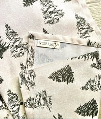 Pine Trees Chef Towel || Pine Trees Kitchen Towel || Flour Sack Towel