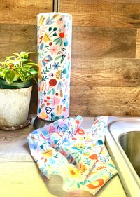 Gardening Fun Paperless Towels || Unpaper Towels || Eco Sustainable 12x12 Sheets