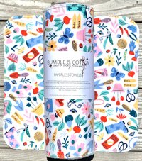 Gardening Fun Paperless Towels || Unpaper Towels || Eco Sustainable 12x12 Sheets