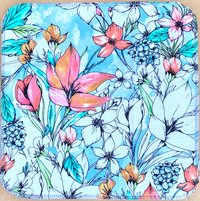 Tropical Floral Paperless Towels || Unpaper Towels || Eco Sustainable Zero Waste Kitchen Gifts 12x12 Sheets