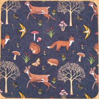 Woodland Animals Paperless Towels || Unpaper Towels || Eco Washable Paper Towels 12x12 Sheets