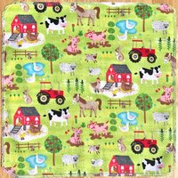 Farm Time Paperless Towels || Unpaper Towels || Eco Sustainable 12x12 Sheets