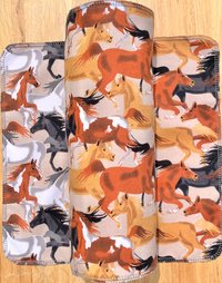 Wild Horses Paperless Towels || Unpaper Towels ||Eco Kitchen Botanical Gift 12x12 Sheets