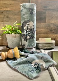 Spooky Bats Paperless Towels || Unpaper Towels || Eco Sustainable 12x12 Sheets