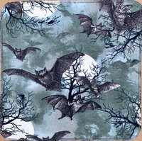 Spooky Bats Paperless Towels || Unpaper Towels || Eco Sustainable 12x12 Sheets