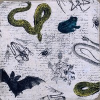 Spooky Bats Paperless Towels || Unpaper Towels || Eco Sustainable 12x12 Sheets