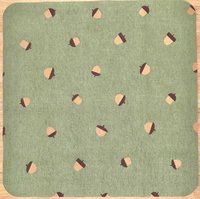 Acorns on sage green Paperless Towels || Unpaper Towels || Eco Sustainable Kitchen