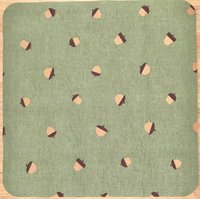 Acorns on sage green Paperless Towels || Unpaper Towels || Eco Sustainable Kitchen Gifts 12x12 Sheets