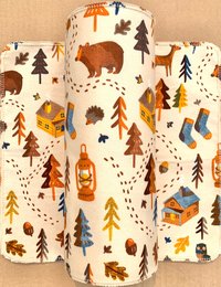 Cabin in the Woods Paperless Towels || Unpaper Towels || Eco Sustainable Zero Waste Kitchen