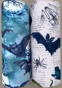 Spooky Bats Paperless Towels || Unpaper Towels || Eco Sustainable 12x12 Sheets