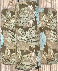 Meadow Leaves Paperless Towels || Unpaper Towels || Eco Kitchen Botanical Gift || 12x12 Sheets