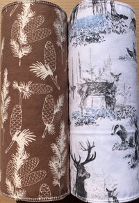 Snow Forest Trio Paperless Towels || Unpaper Towels || Zero Waste Kitchen Gifts 12x12 Sheets