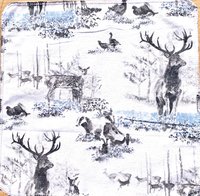 Snow Forest Trio Paperless Towels || Unpaper Towels || Zero Waste Kitchen Gifts 12x12 Sheets