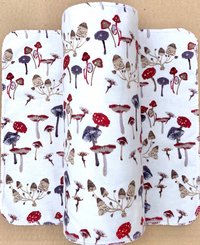 Forest Mushrooms Paperless Towels || Unpaper Towels || Eco Sustainable Zero Waste Kitchen || Mushroom Cloth Napkins 12x12 Sheets
